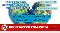 15 marzo 2019 Giornata mondiale di sciopero per il clima! La mappa di tutti gli eventi organizzati da Fridays For Future in tutto il mondo A Padova https://m.facebook.com/events/365932630916562/ Piazzale Stazione […]