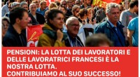 Il segretario nazionale di Rifondazione Comunista-Sinistra Europea Maurizio Acerbo ha lanciato l’appello a sostegno degli scioperanti francesi. Il PRC invita a sottoscrivere per la cassa di resistenza degli scioperanti. In Francia […]