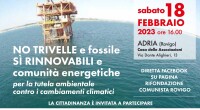 È possibile un futuro basato su 100% energie rinnovabili! • No trivelle e fossile • Sì rinnovabili e comunità energetiche Per la tutela ambientale contro i cambiamenti climatici! Anche in […]